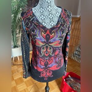 Desigual Multicolor Knit Sweater